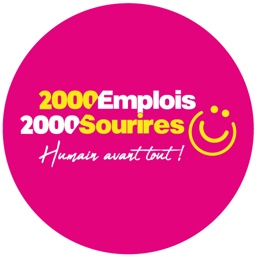 Logo 2000 emplois 2000 sourires